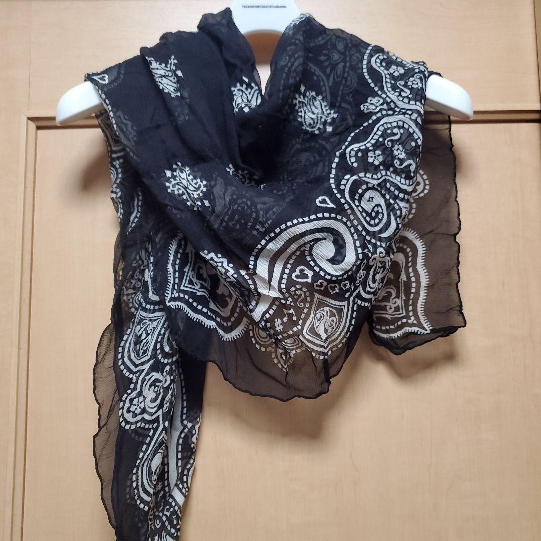 ナンバーナイン 08aw シルク スカーフ ストール