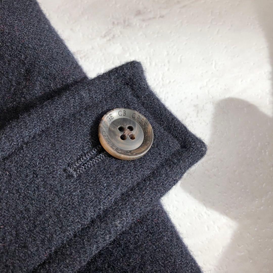 美品 CB CRESTBRIDGE ダッフルコート ノバチェック ネイビー M