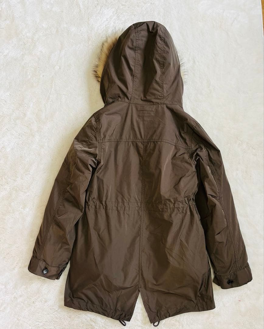 【極美品✨】23区 マルチwayタフタダウンライナーコート ラクーンファー洗える