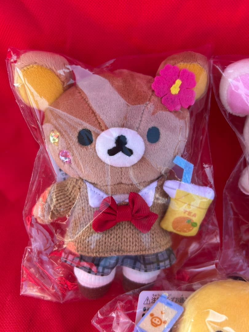 リラックマストア限定 ぶらさげぬいぐるみ 3点set 女子高生 ギャル JK