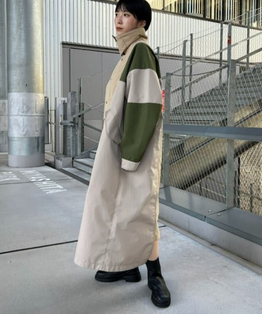 etsinta リメイクロングワークコート
