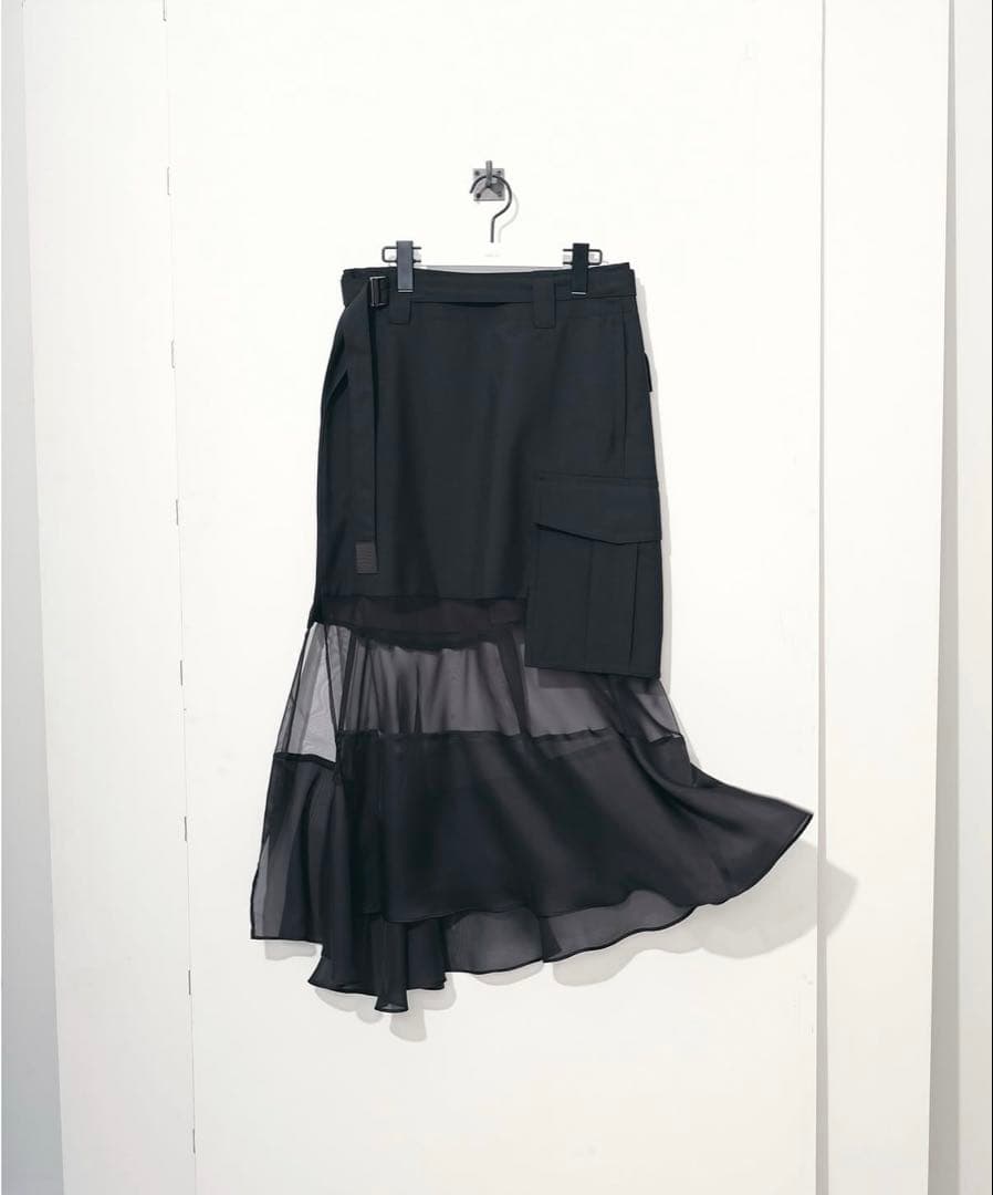 サカイ sacai アシンメトリー スカート