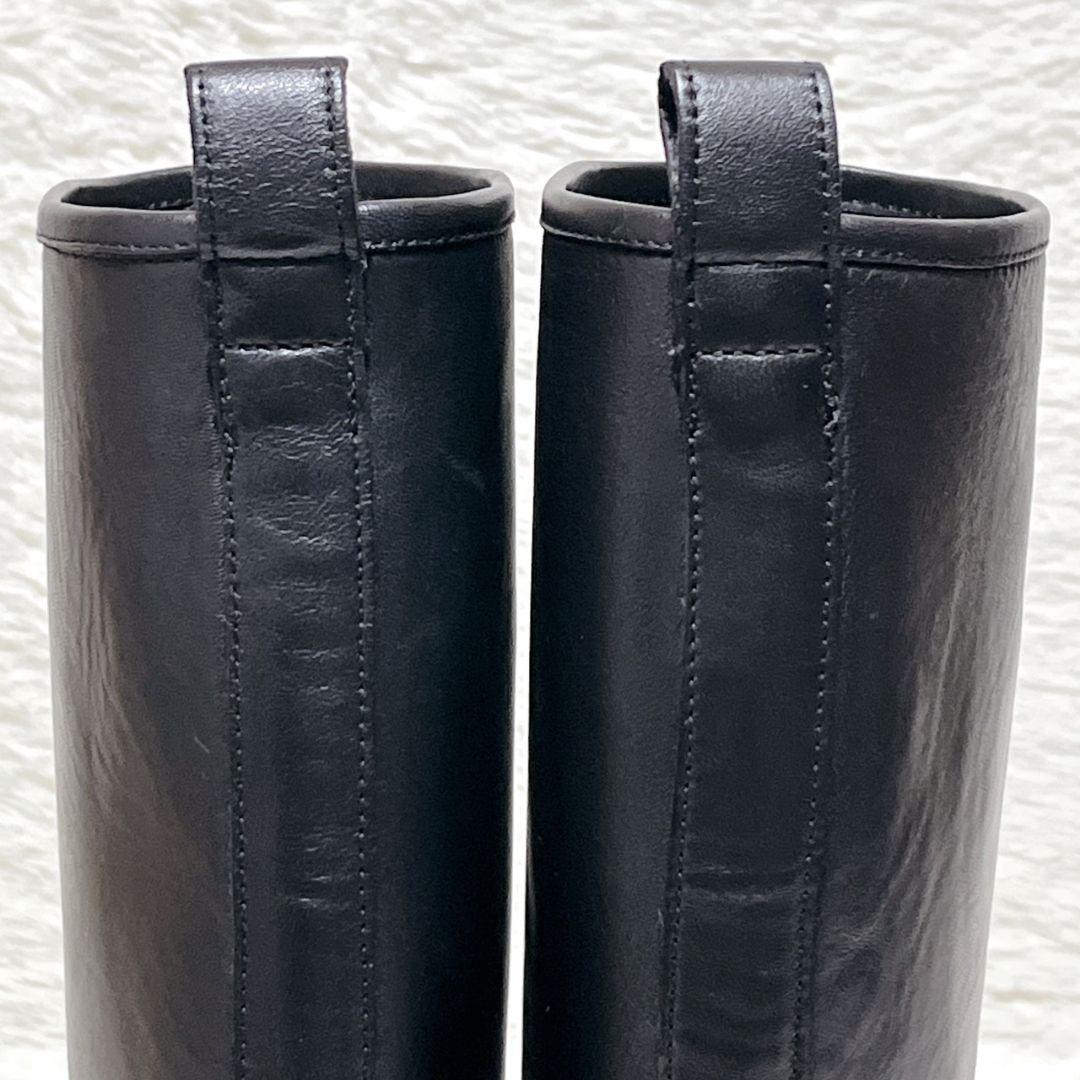 【極美品】カミナンド CAMINANDO ロングブーツ 8 黒 25cm 厚底