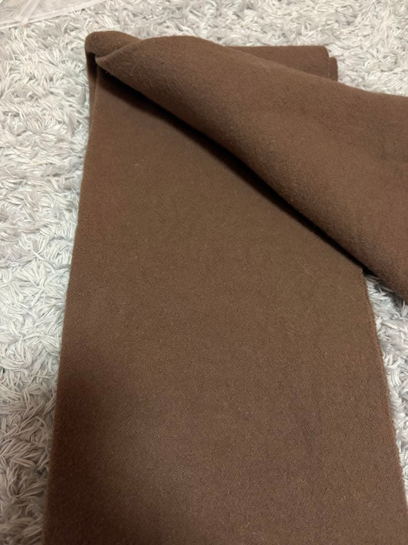 Acne Studios ウールマフラー ブラウン　240x45cm