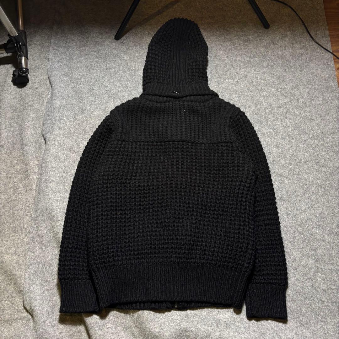 00s y2k 肉厚　ワッフル　lgb ダッフル　ニット　パーカー 平成
