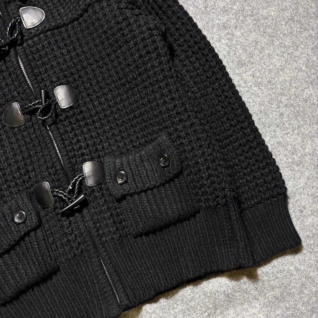 00s y2k 肉厚　ワッフル　lgb ダッフル　ニット　パーカー 平成