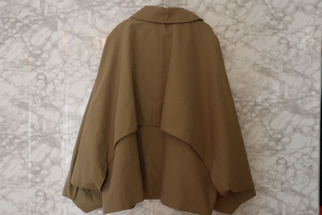 【美品】ZARA ZW COLLECTION ケープ トレンチコート ベージュ