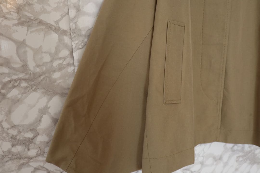 【美品】ZARA ZW COLLECTION ケープ トレンチコート ベージュ