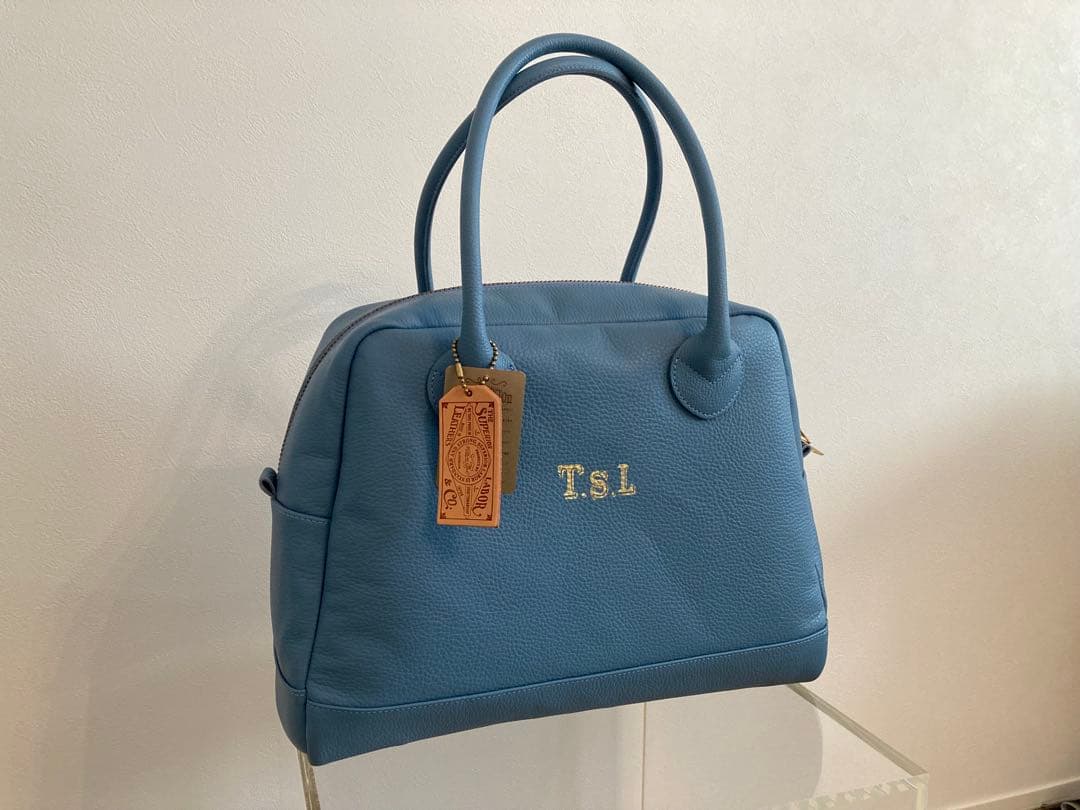 the superior laborレザーボストンバッグ