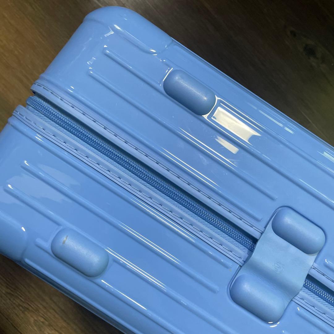 生涯保証 限定 RIMOWA ESSENTIAL キャビン シーブルー 36L