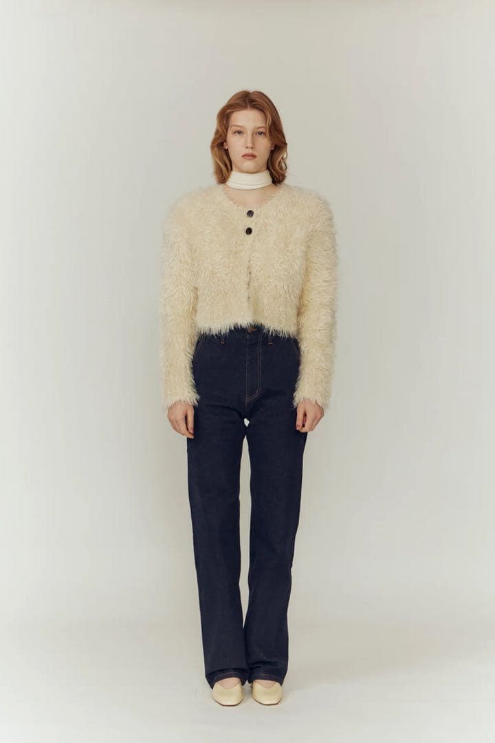 新品未使用　EAPHI WAVE DESIGN HIGH WAIST DENIM