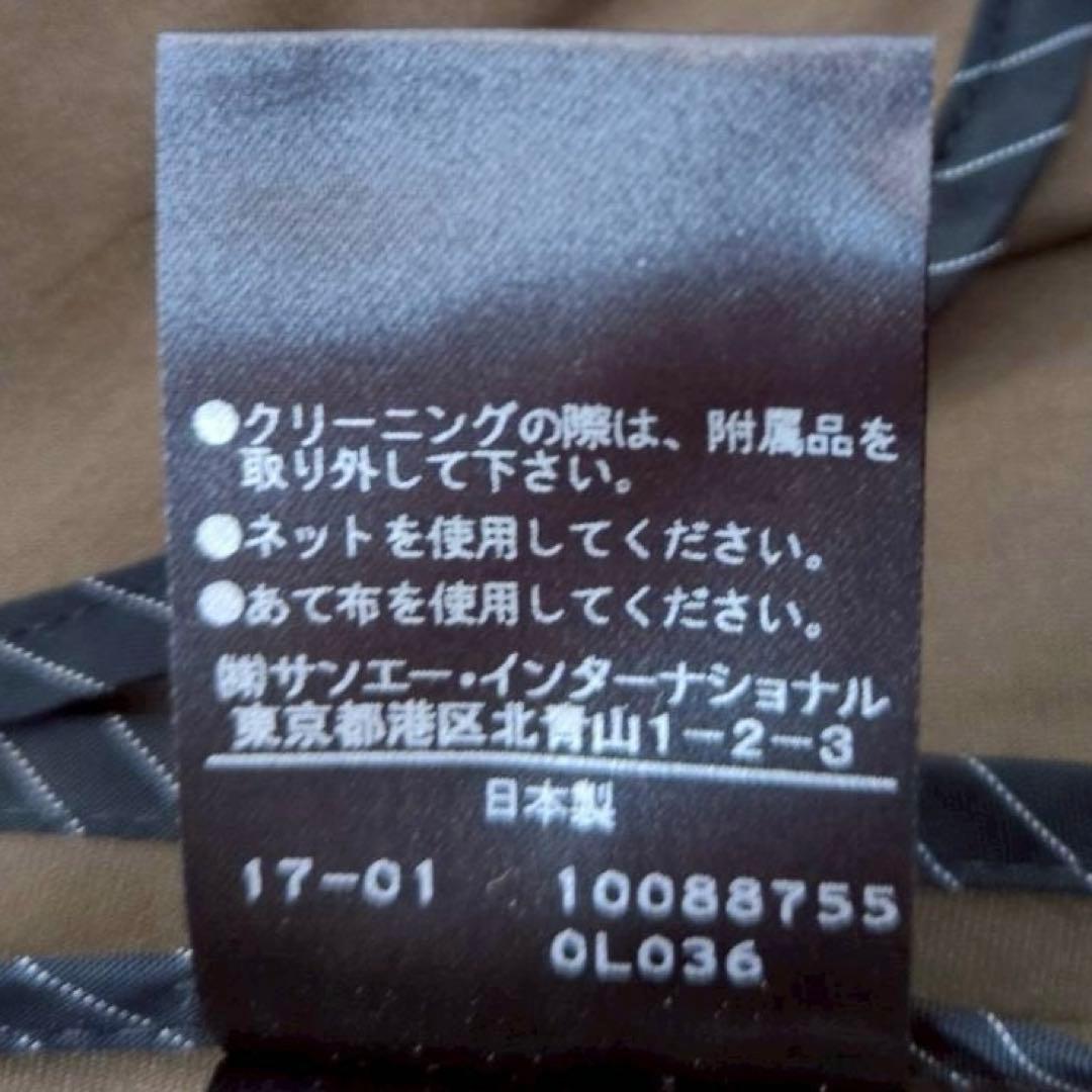 美品　アドーア　メモリーコート　トレンチコート ブラウン　春夏　36 S