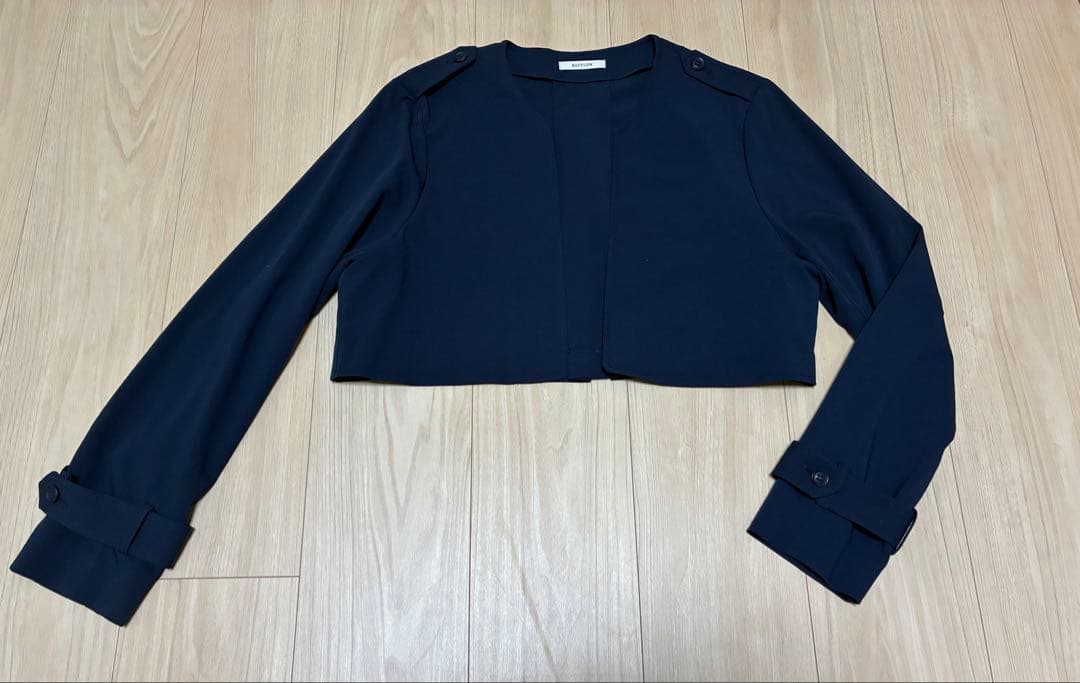 BAYFLOWベイフロー　3wayトレンチコート　S ネイビー　美品
