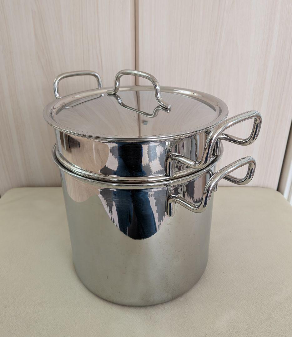 ジオプロダクト パスタポット 21cm 6.8L 日本製