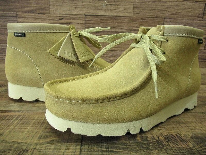専用　24SS クラークス ワラビー ゴアテックス スエード ブーツ 26.0