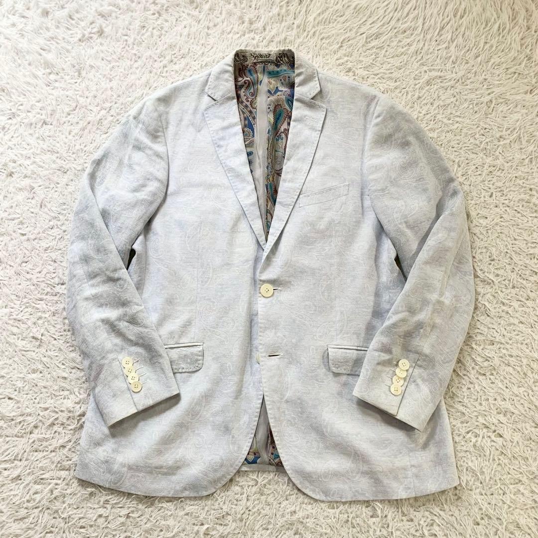 ETRO　エトロ　ペイズリー　ジャガード　テーラードジャケット　サイズ52