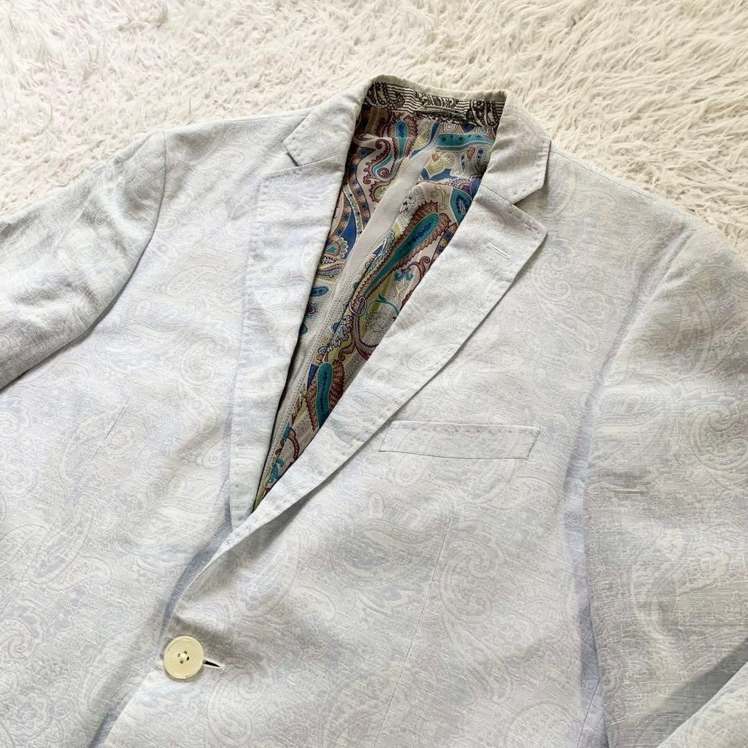 ETRO　エトロ　ペイズリー　ジャガード　テーラードジャケット　サイズ52