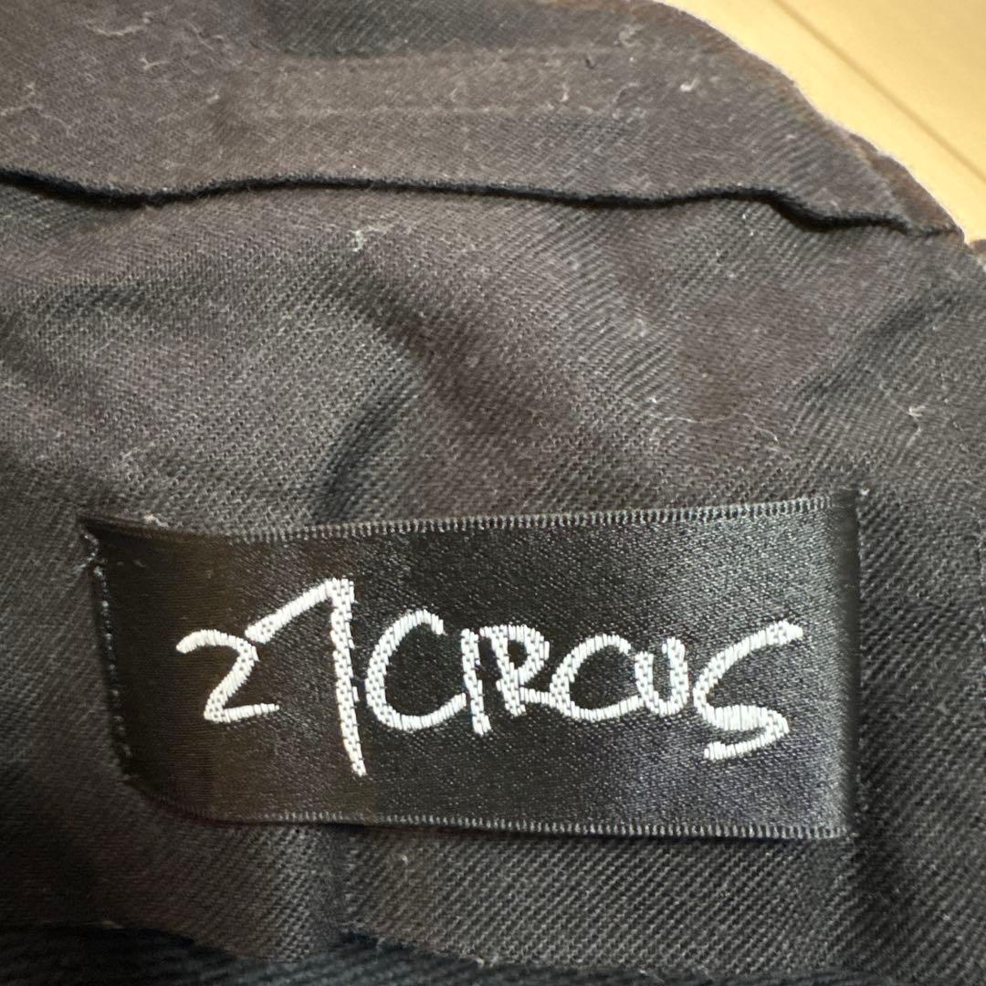 AMNJX平本蓮27CIRCUS ブラック スウェットパンツ