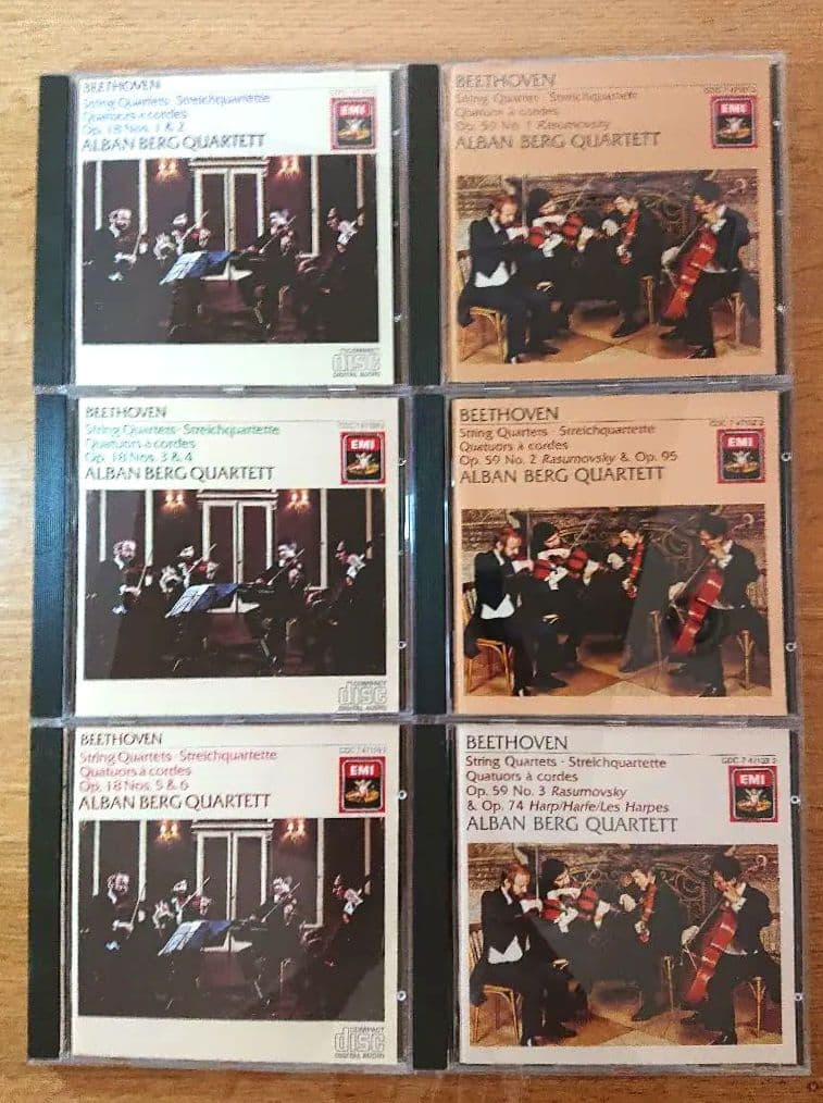 希少10CD ベートーヴェン 弦楽四重奏曲全集 アルバン・ベルク弦楽四重奏団