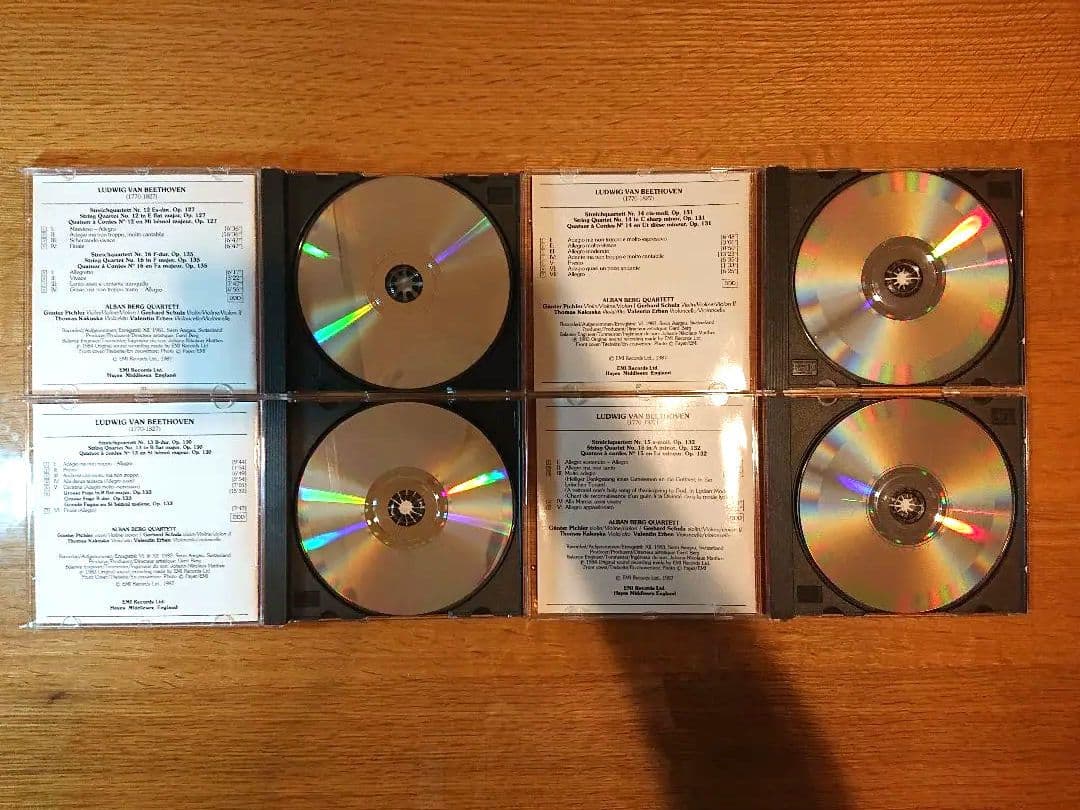 希少10CD ベートーヴェン 弦楽四重奏曲全集 アルバン・ベルク弦楽四重奏団