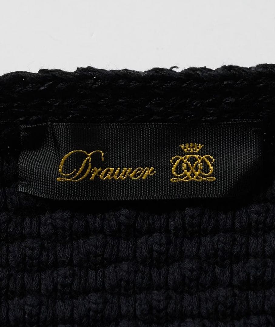 3連休限定 新品 Drawer SPRING1 5Gポップコーン編みカーディガン