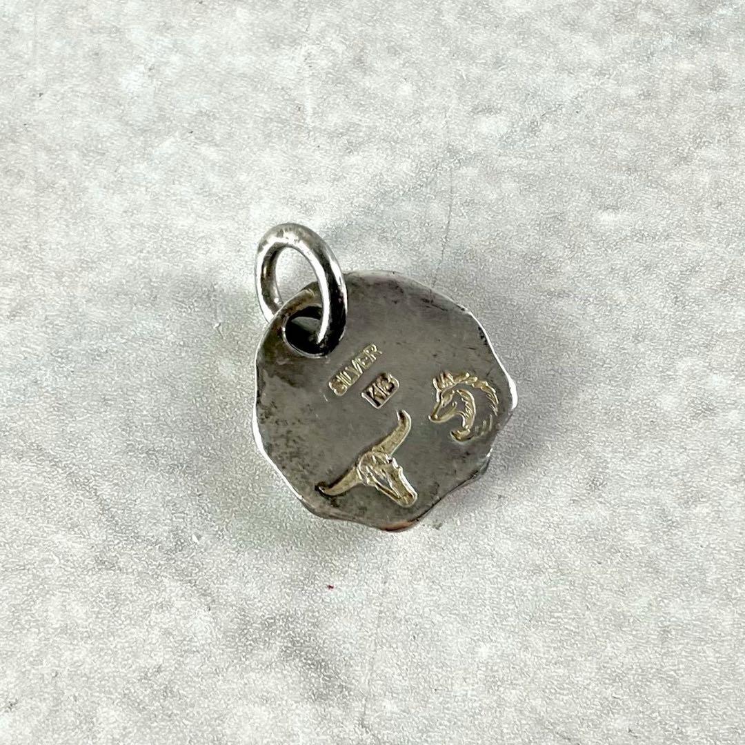 美品✨TADY&KING ネックレストップ ウルフ シルバー 18K たたき