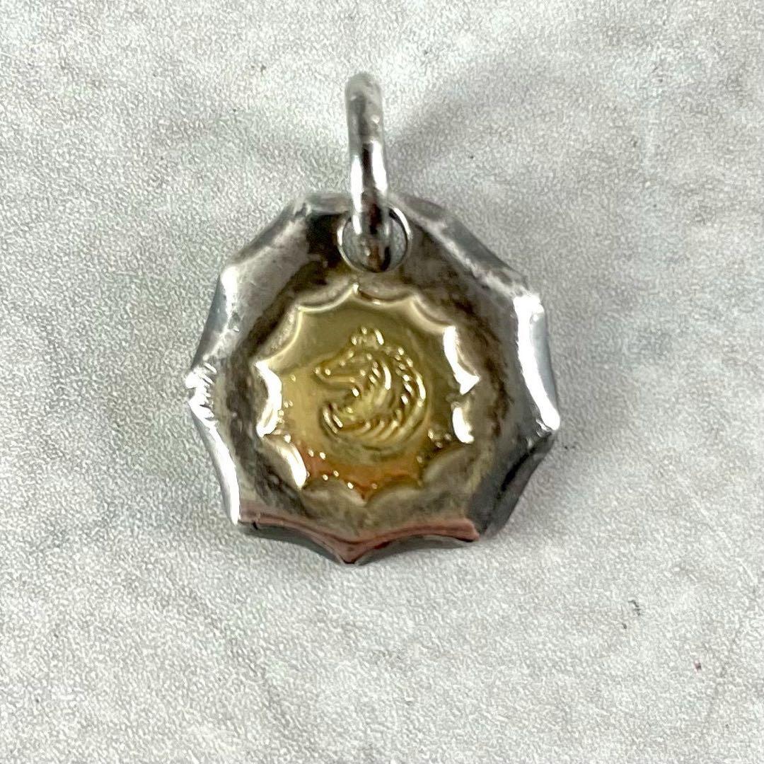 美品✨TADY&KING ネックレストップ ウルフ シルバー 18K たたき