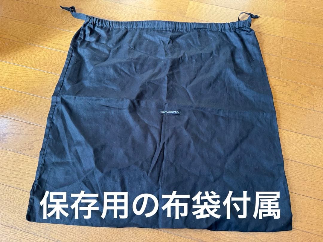 ドルチェ&ガッバーナの旅行用ボストンバッグ。大容量の2WAYレザーバッグ。出張も