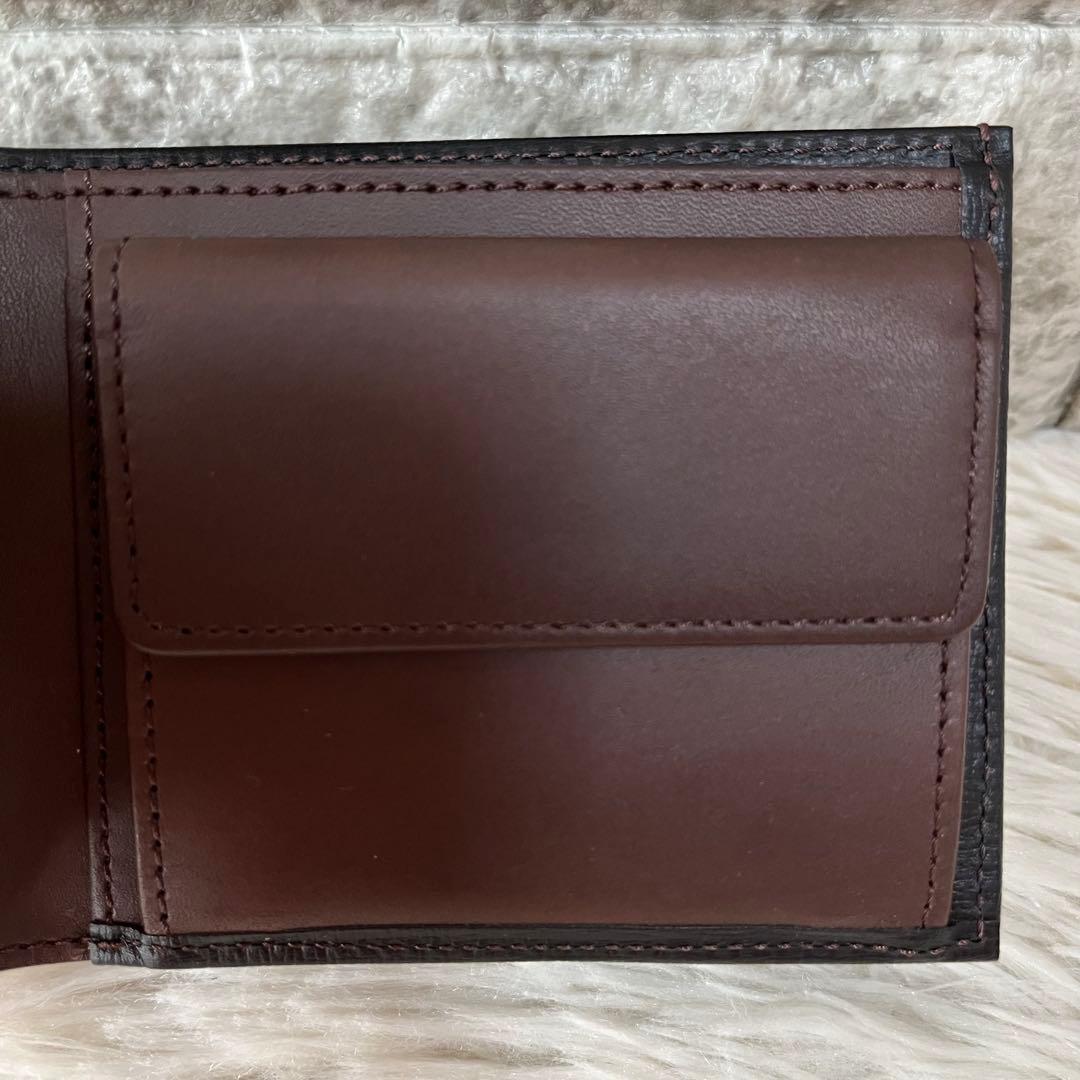 【新品未使用】ソメス　レザー　二つ折り財布