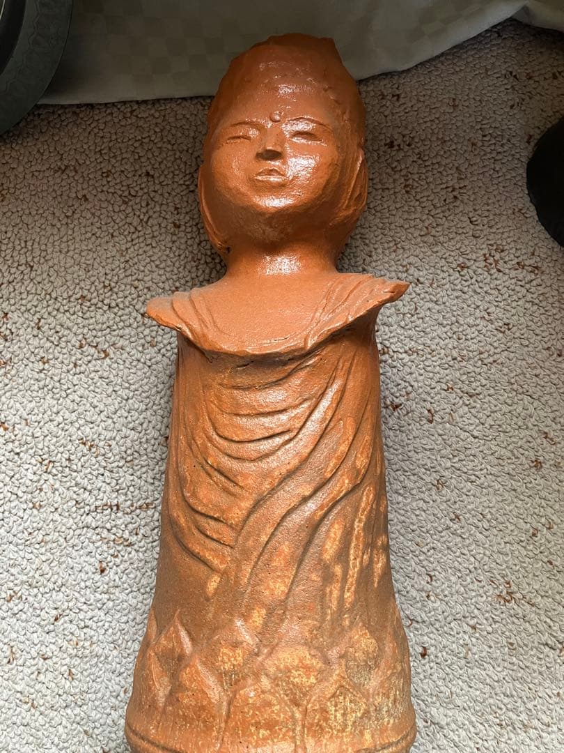 再値下げ！仏像　薩摩焼　陶芸家作品　忠雲窯　焼き物　置き物