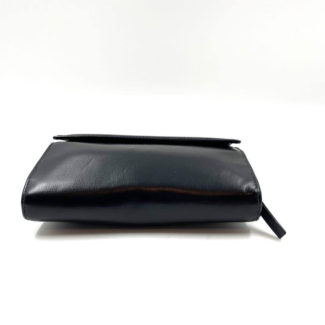 LOEWE ロエベ 折り財布 黒 レザー 収納 小物 財布