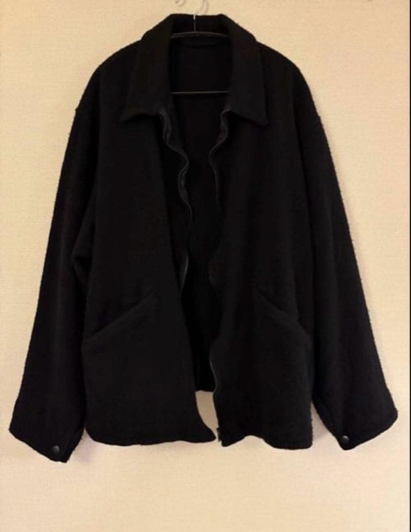 24AW COMOLI コモリ 縮絨ウール ジップショートジャケット
