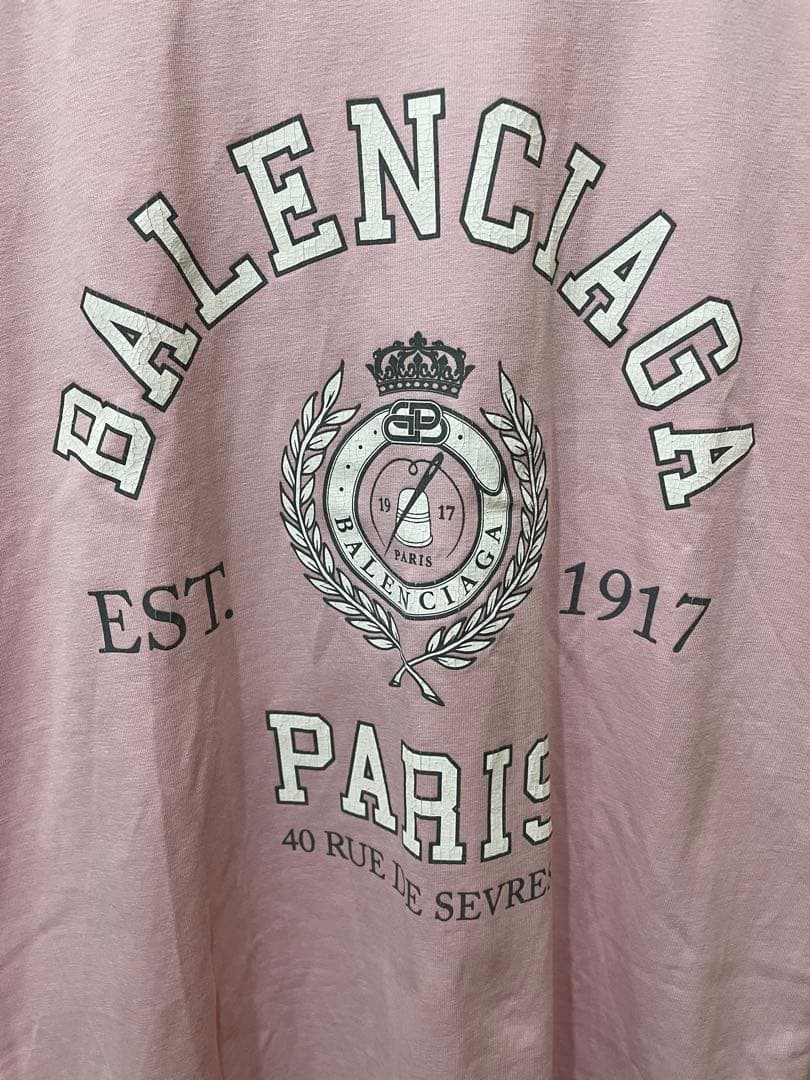 BALENCIAGA カレッジ 1917 ロゴ Tシャツ サイズXXS