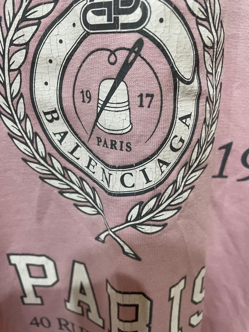 BALENCIAGA カレッジ 1917 ロゴ Tシャツ サイズXXS