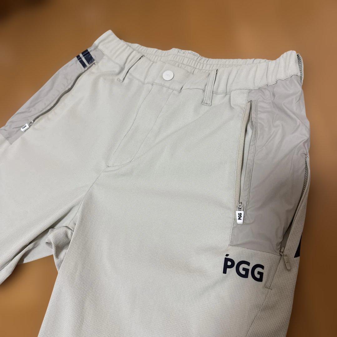 PGG メンズゴルフパンツ ベージュ