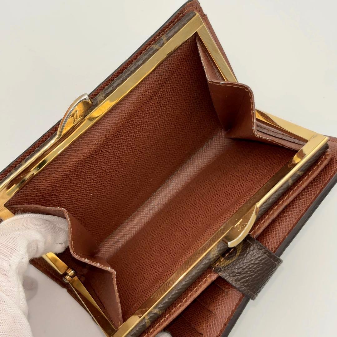 ルイヴィトン モノグラム ポルトフォイユ ヴィエノワ 新型　二つ折り　がま口財布