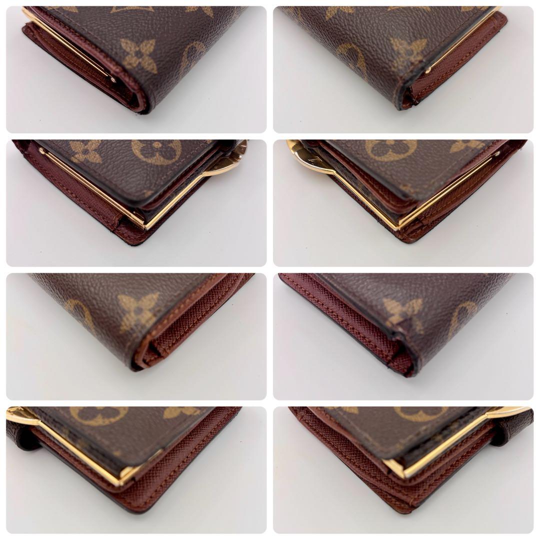 ルイヴィトン モノグラム ポルトフォイユ ヴィエノワ 新型　二つ折り　がま口財布