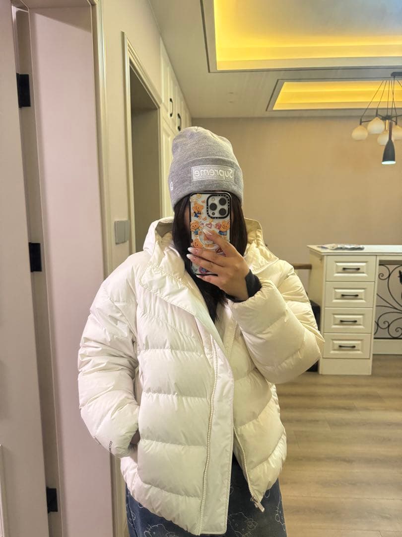 え*蔵様 Supreme ニット帽 NEW ERA BOX LOGO グレー