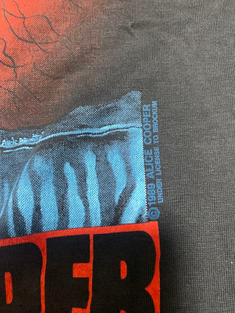 Alice Cooper アリスクーパー Tシャツ XL 80s ユーロ製