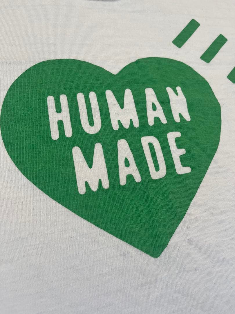 HUMAN MADE Tシャツ　京都限定　グリーン　ホワイト