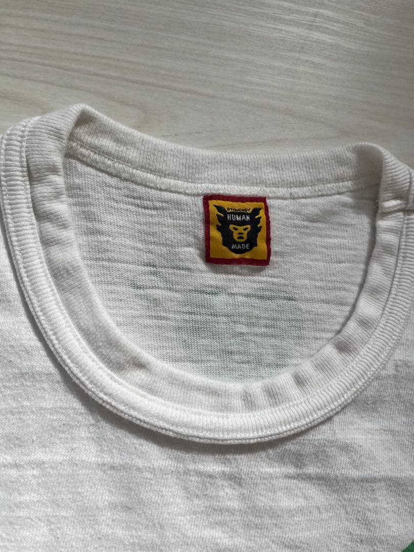 HUMAN MADE Tシャツ　京都限定　グリーン　ホワイト