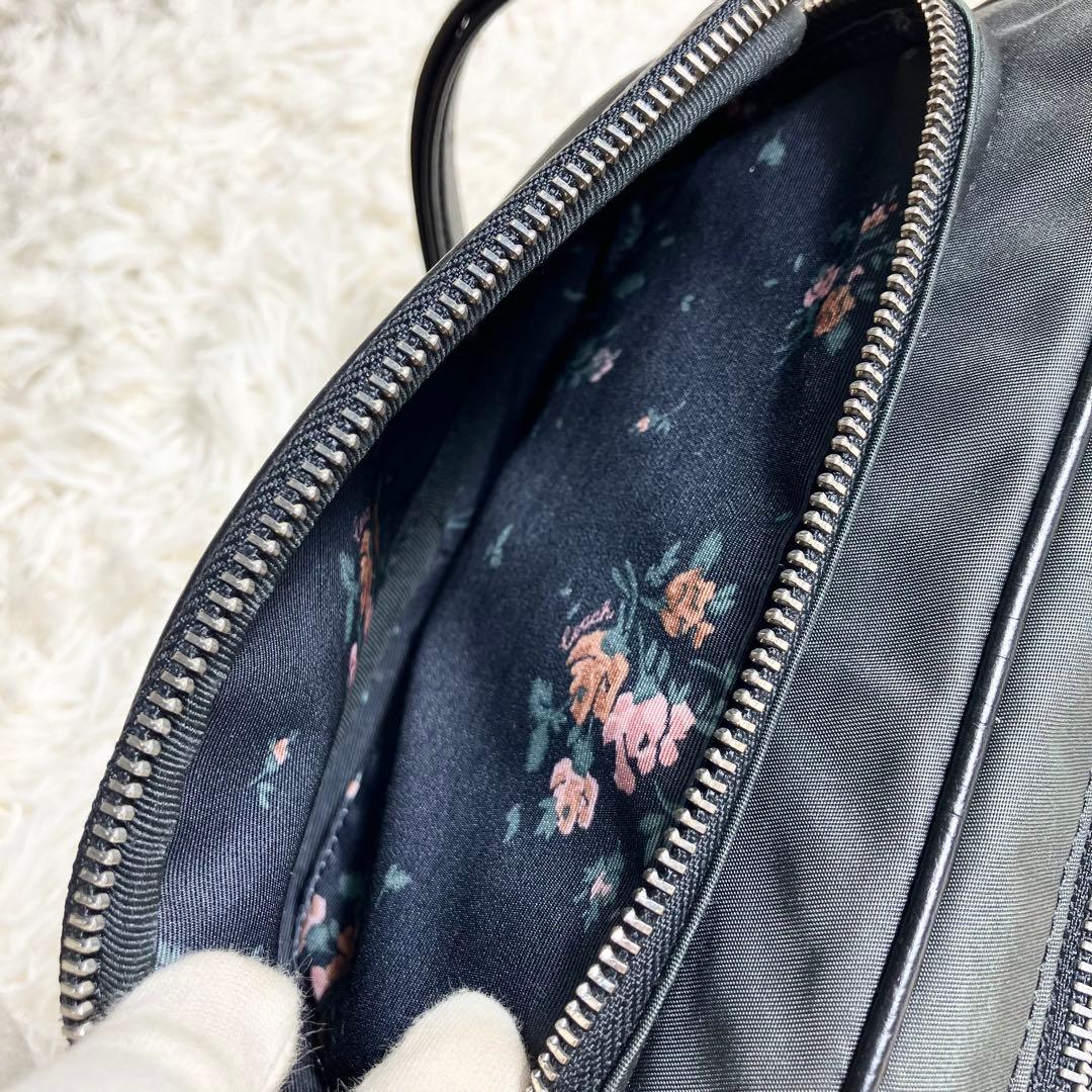 【美品】COACH ＊ボディバッグ エッジ レザー ナイロン