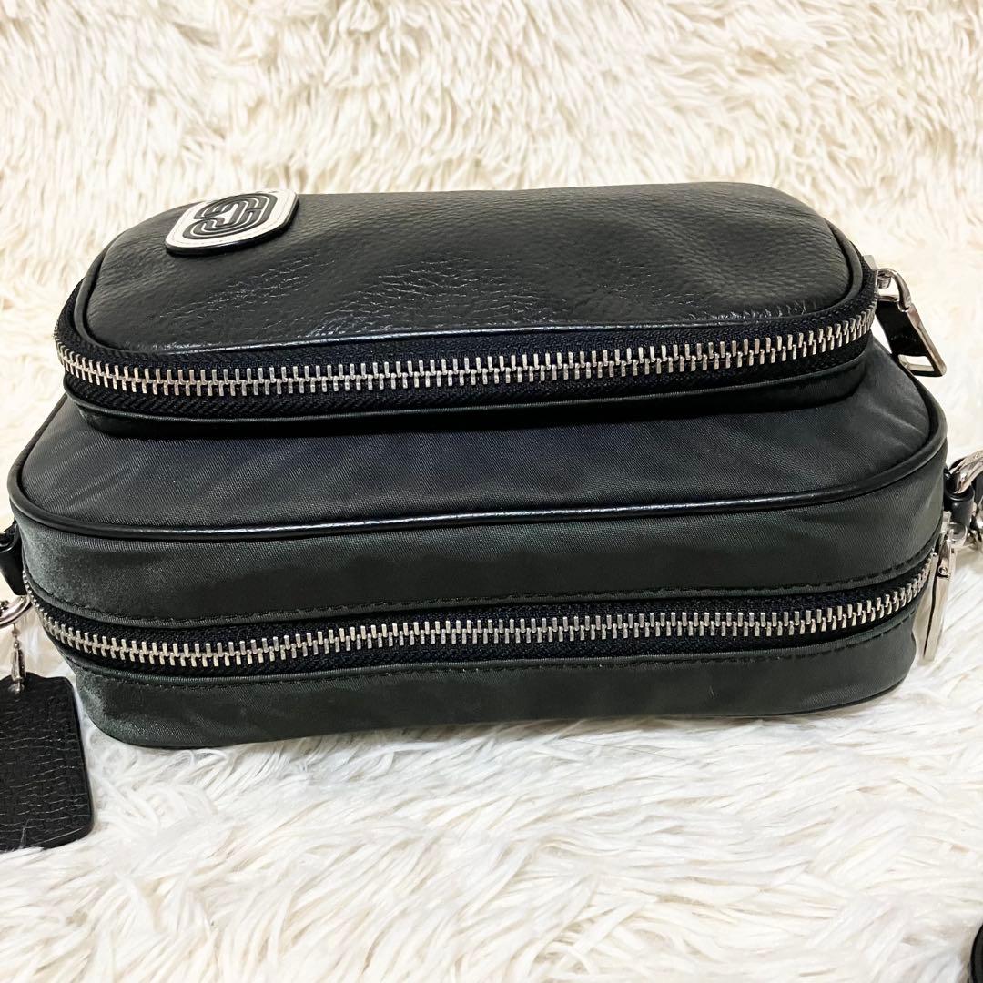 【美品】COACH ＊ボディバッグ エッジ レザー ナイロン