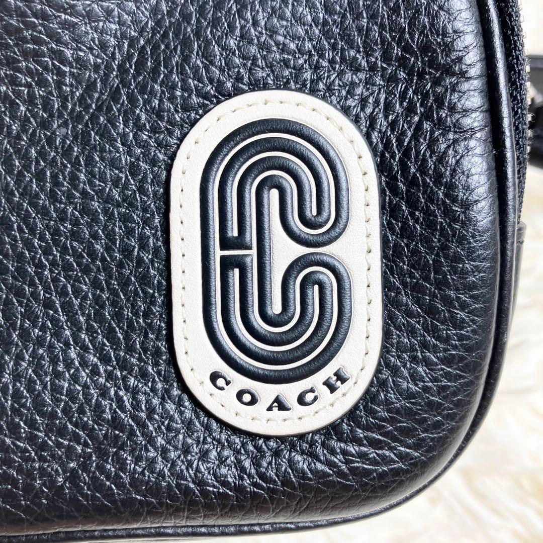 【美品】COACH ＊ボディバッグ エッジ レザー ナイロン