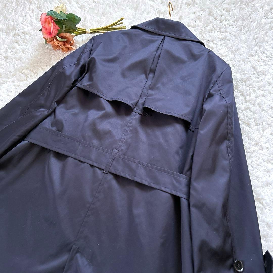 man様 極美品 近年 ニューヨーカー スプリングコート ネイビー 9