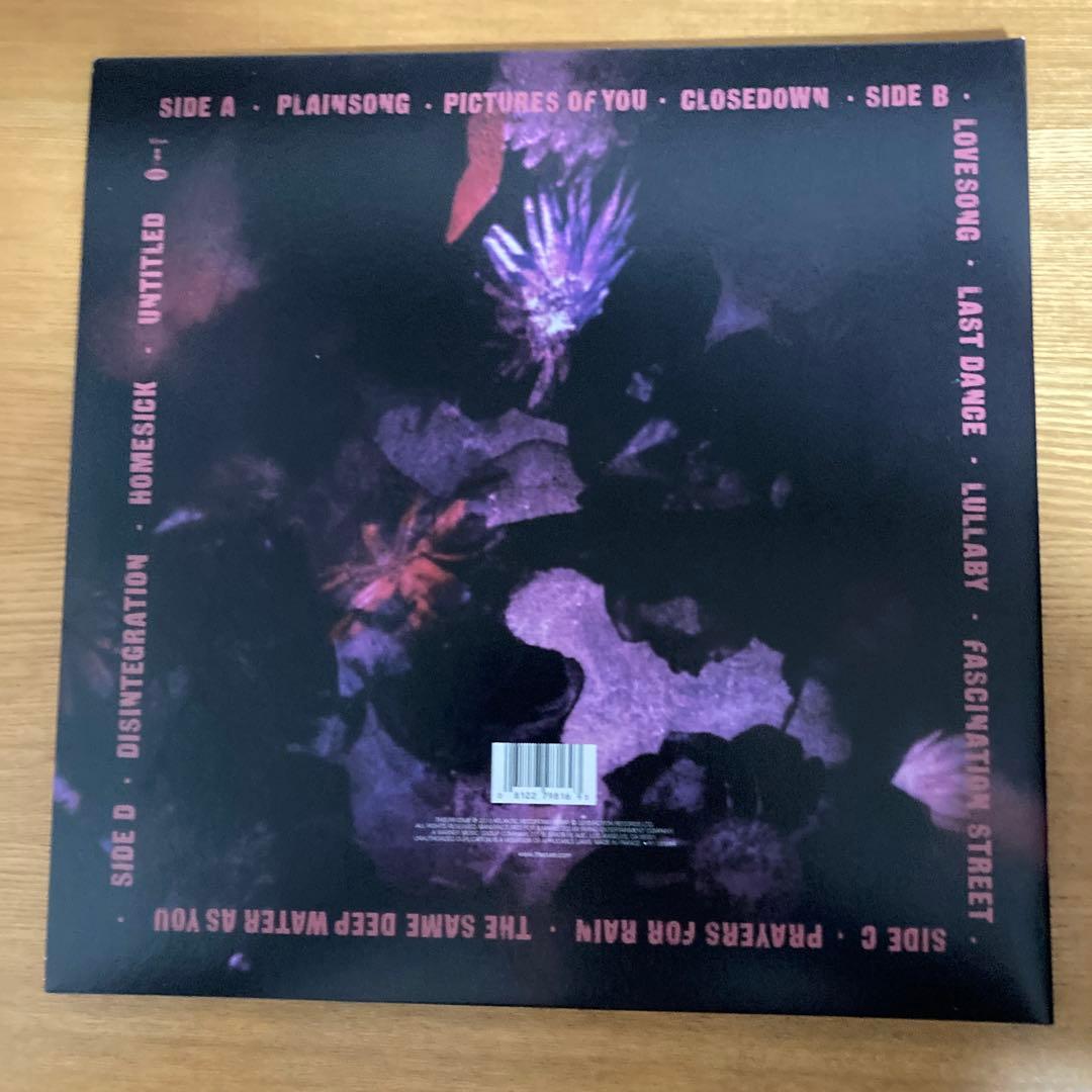 the cure disintegration lp レコード　美品