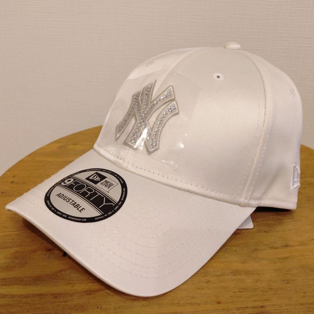 【新品タグ付】NEWERA ニューエラ White Day ラインストーン