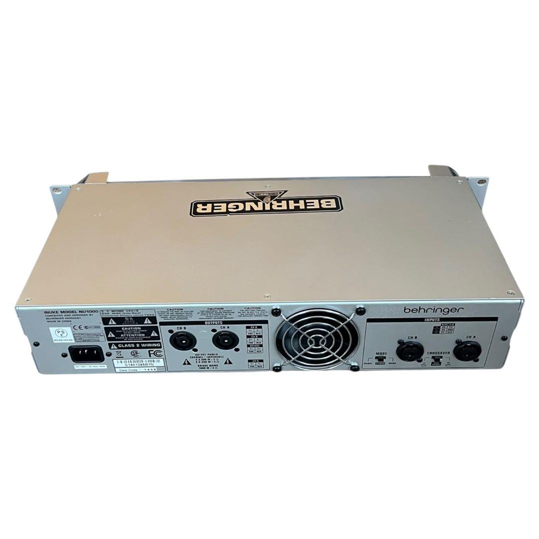 behringer iNUKE NU1000 パワーアンプ