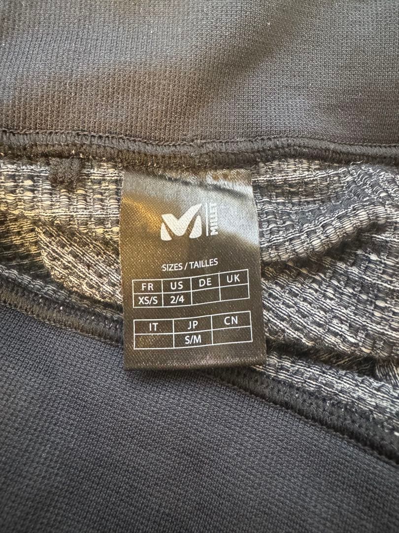 MILLET ミレー ワッフル ウール タイツ　ネイビー