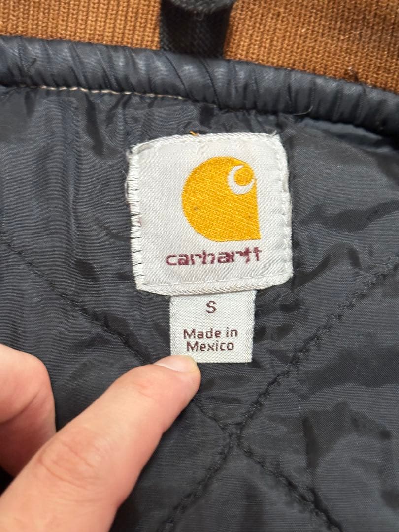 くりんくりんCarhartt ダックベスト ベージュ ワークベスト